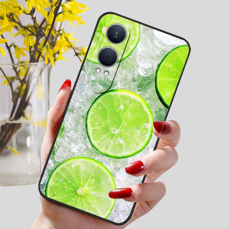 For OnePlus Nord CE4 Lite 5G Case Flowers Silicon Soft TPU Phone Cases for One plus Nord CE 4 Lite 4Lite Protect Bumper Covers