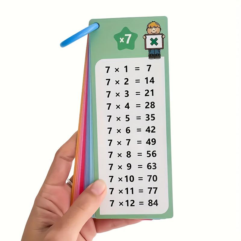 0-12 Multiplication Charts, Times Table Cards, Self Check Math Learning Tool, Mathematical Training, Teaching Aids