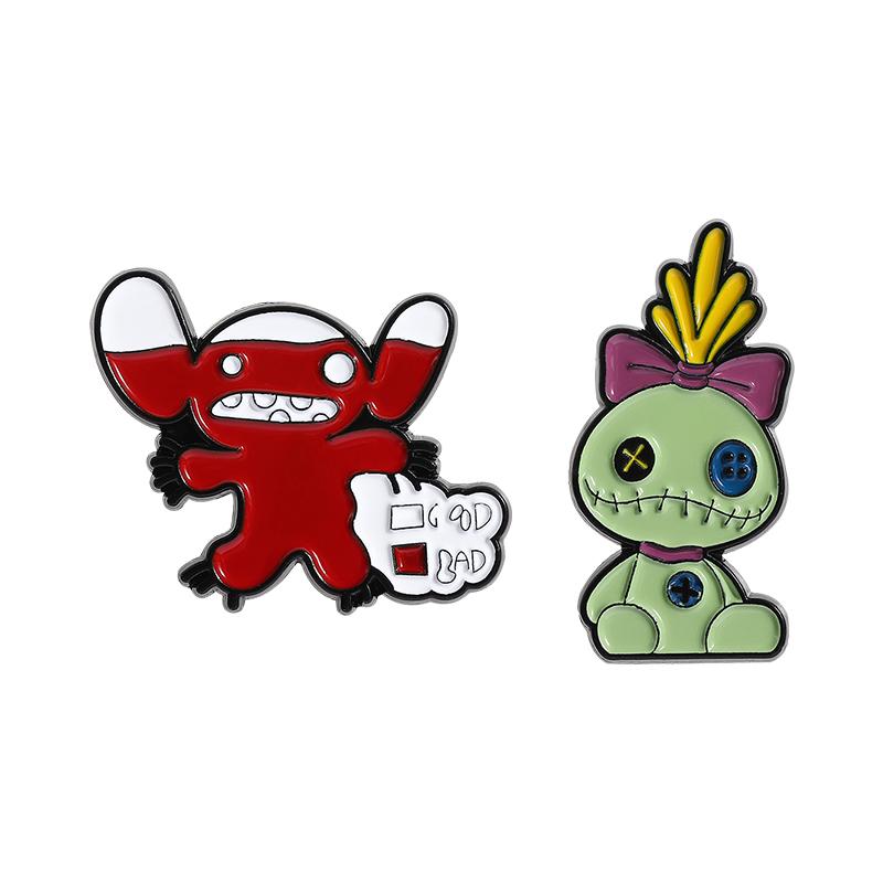 

Эмалевые значки с куклой-клоуном, броши с мультяшными персонажами на заказ, лацканные значки, одежда, животные, ювелирные изделия, подарок для детей, друзей