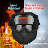 Selbsttönende Schweißmaske True Color Schnelle Abdunkelung Schlagfest Elektrische Maske für den Schiffbau Schweißprojekte