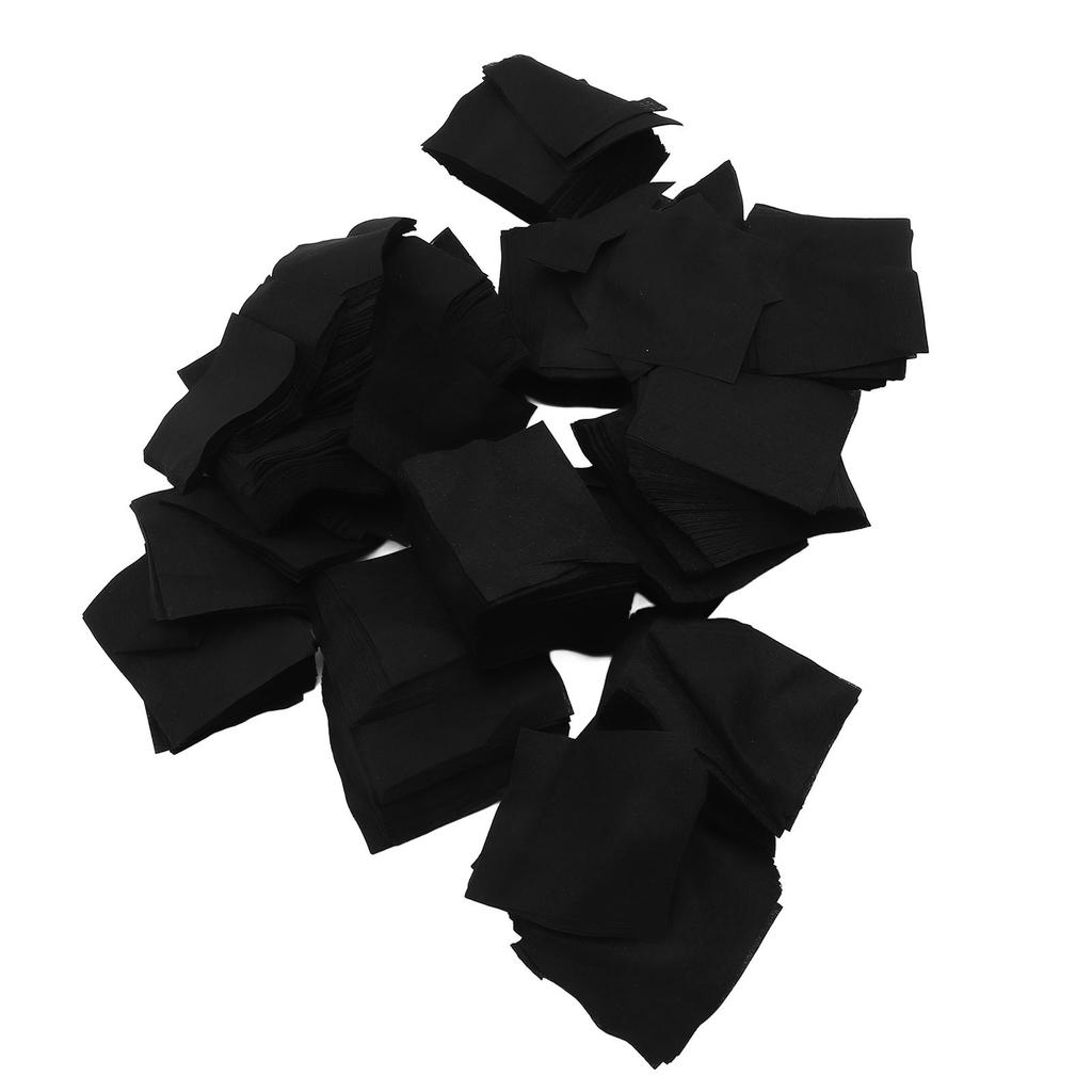 1200 Sheets Black Cotton Makeup Pads Disposable Strong Absorption Face Cotton Cosmetic Pads for Skin