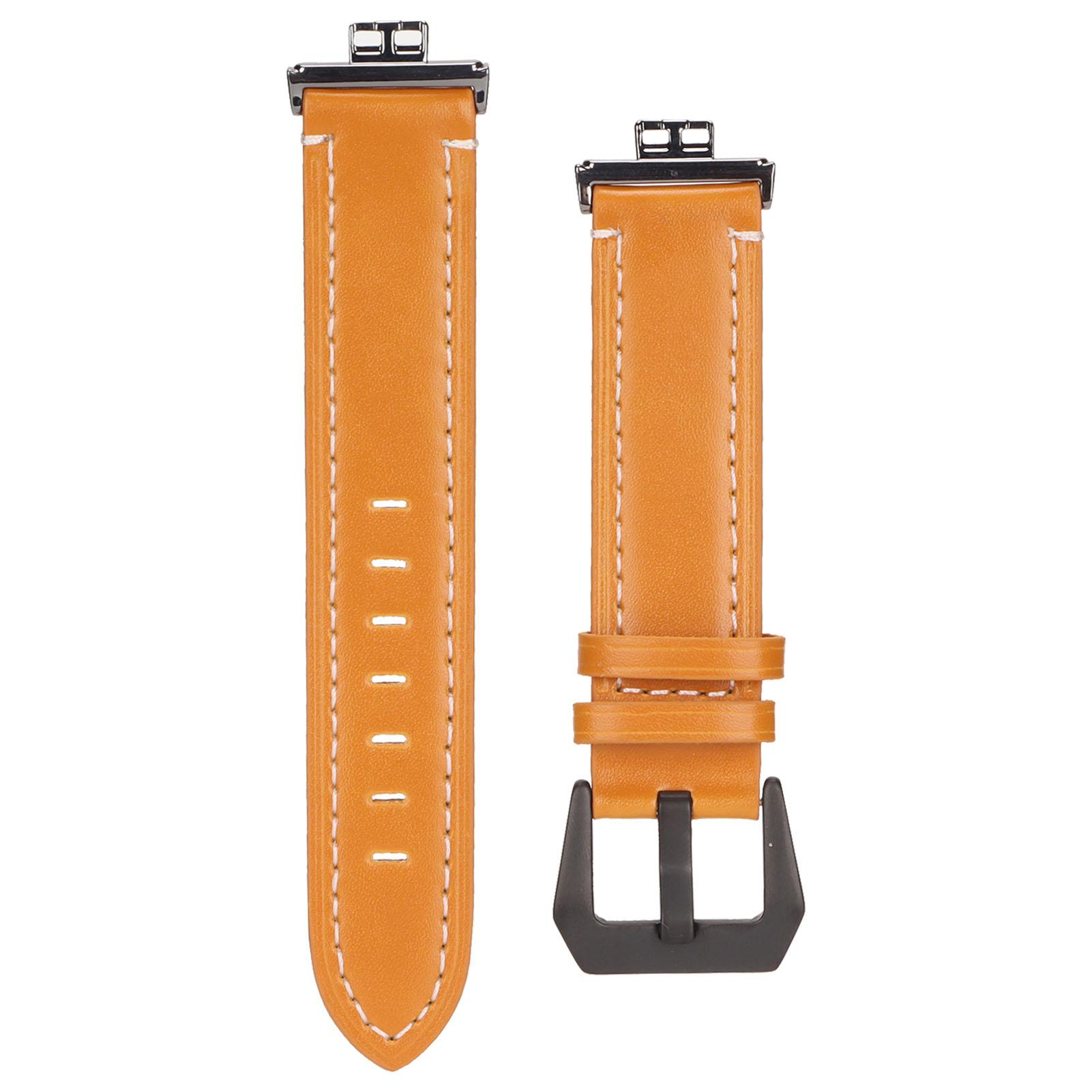 

Smartwatch Band Strap Vintage Leather Wrist Watchband with Buckle Screwdriver for HUAWEI Watch FIT Type 3