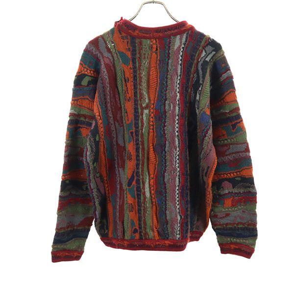 Coogi 90s Old 3D Overall Handle Long Sleeve Wool Sweater M Knit Men's Used