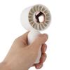 Hand Held Fan Outdoor Portable USB Rechargeable Small Pocket Desk Fan for Students White