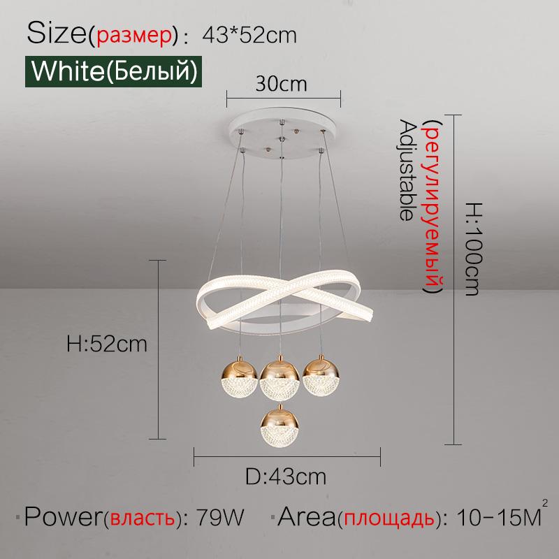 Light Luxury Dining Room Chandelier Designer Modern Minimalist Art Three-head Nordic Bedroom Round Table Dining Room Lamp