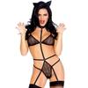 Women's Fancy Babydoll Cat Costume