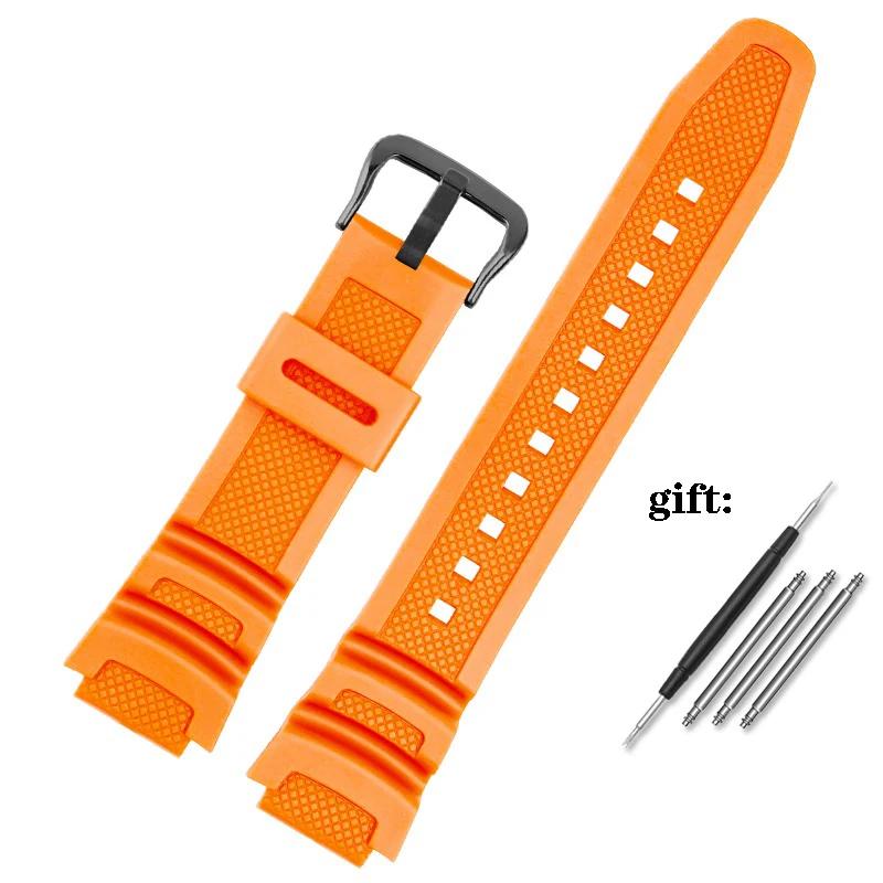 Gummiarmband für Casio AE-1200WH AQ-S810W MRW-200H W218H SGW-300/400 für Casio AE-1000W Uhrenzubehör Band 18mm