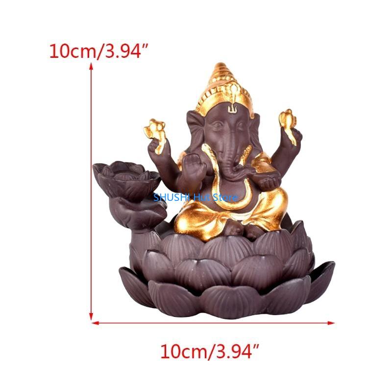 Desktop Waterfall Backflow Incense Cone for Burner Stand Study Room Bedroom Teahouse Yoga Studio Meditaion Room Ornament D57B