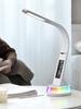 1. PC LED Multi-function Alarm Clock, with RGB Atmosphere Light Clock, Learning Special Eye Protection Lamp Desk Clock