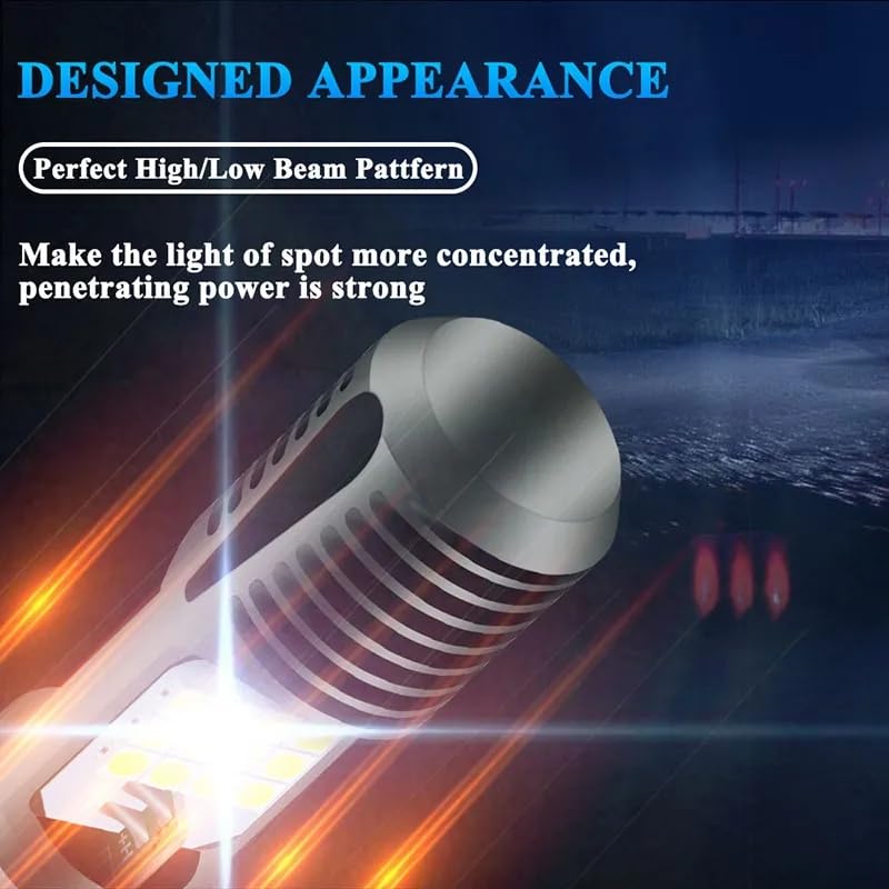Super Bright Motorcycle Moped PH7 Compatible LED Bulb Headlight DC/AC