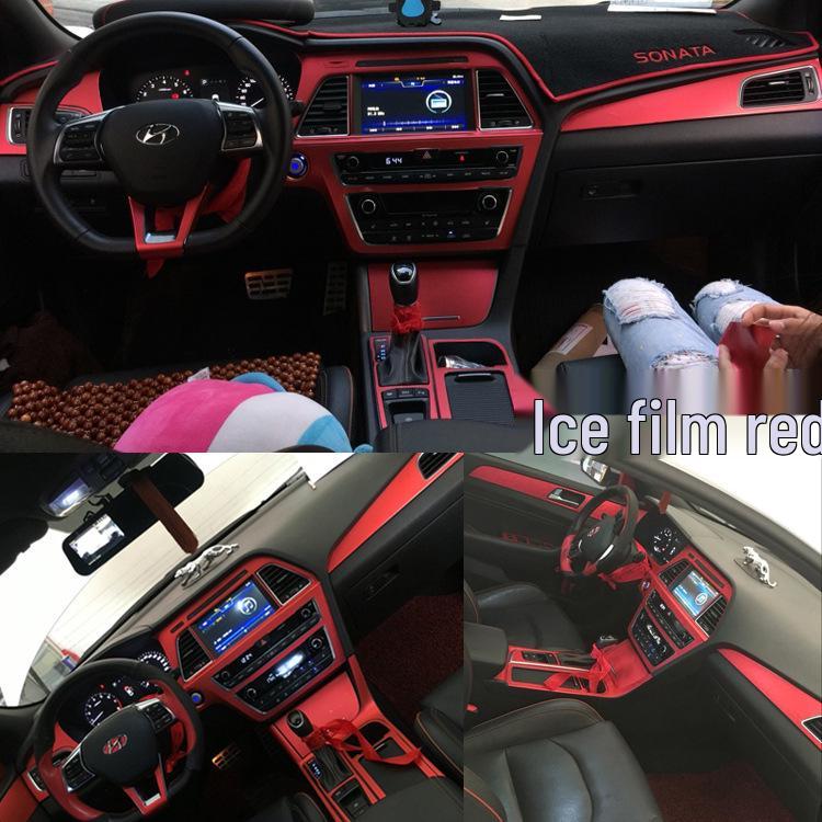 Carbon Fiber Gear Shift Decal for 2015-2017 Sonata (9th Gen) Interior