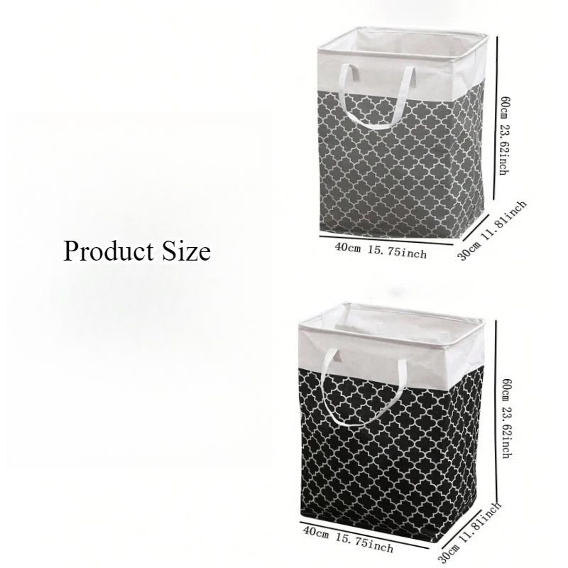 1 Piece of Large-Capacity Clothing Storage Laundry Bag With Handle Dirty Clothes Storage Basket Foldableable Toy Sundry Storage Basket