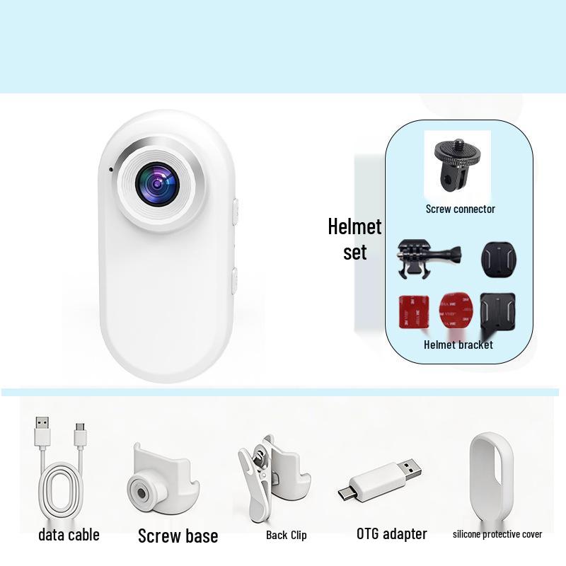 Outdoor Shockproof Cycling & Motorcycle Thumb Camera for Vlogging, Mountain Climbing, Fishing, and Pet Recording