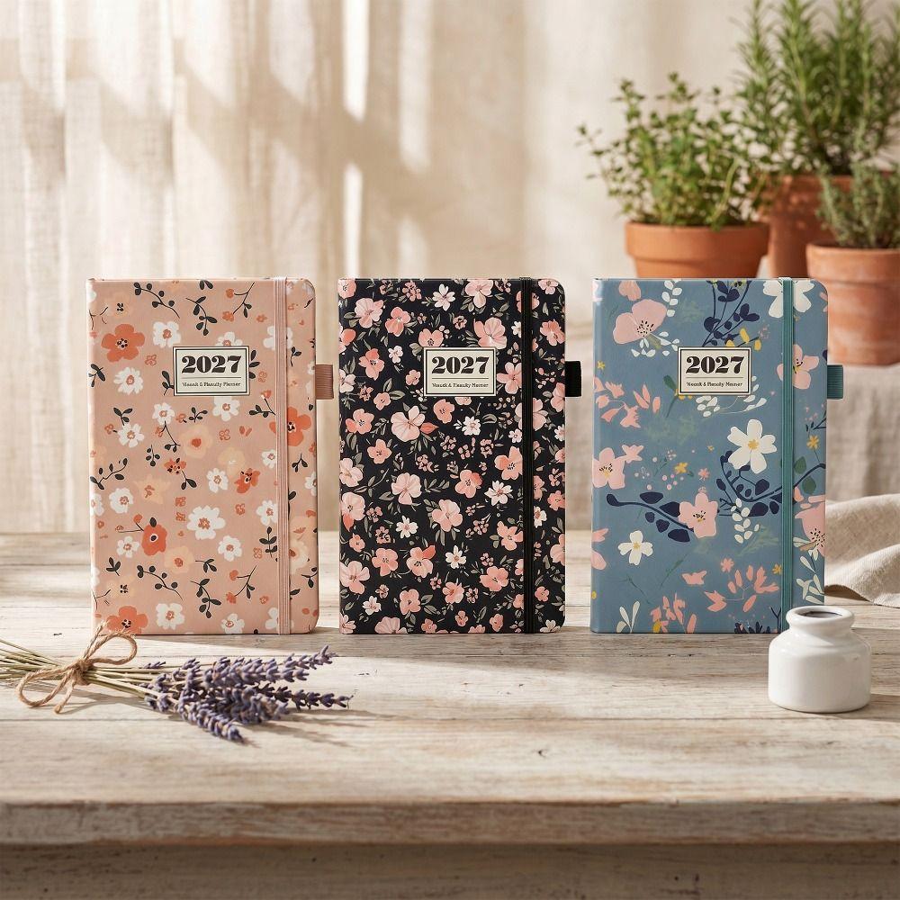 English A5 Agenda Planning Notebook 12 Months To-do List Notebook  Travel