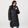 Medium Long Cotton Jacket For Women 2026 New Winter Women Large Pocket Cotton Jacket Female Hooded Thick Coat Women's Jacket