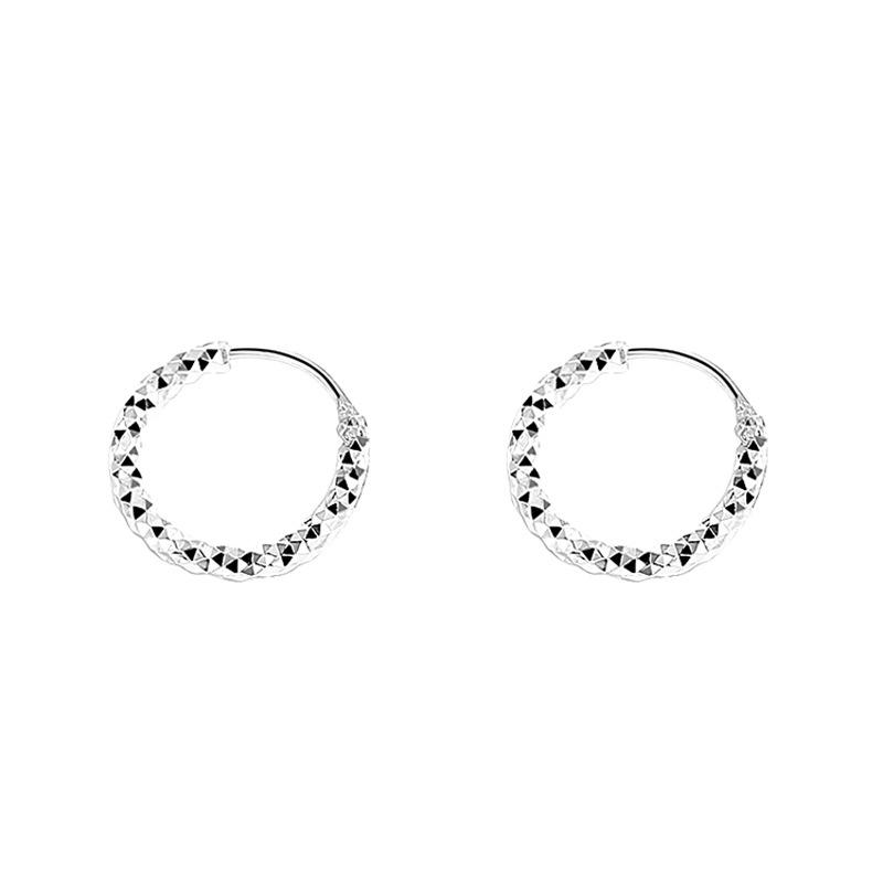 Glitter Gypsy Ear Buckle Niche Design Cold Wind Circle Earrings Internet Celebrity Douyin Live Drainage Earrings