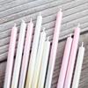 Crown Birthday Cake Candle Ins Gradient Platinum Silver Powder Slender Pencil Party Wedding Decoration Candle