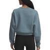 Under Armour Rival Fleece Piped Pullover Loose Warm Crew Neck Long Sleeve Sweatshirt Women sweatshirt 6007035-587