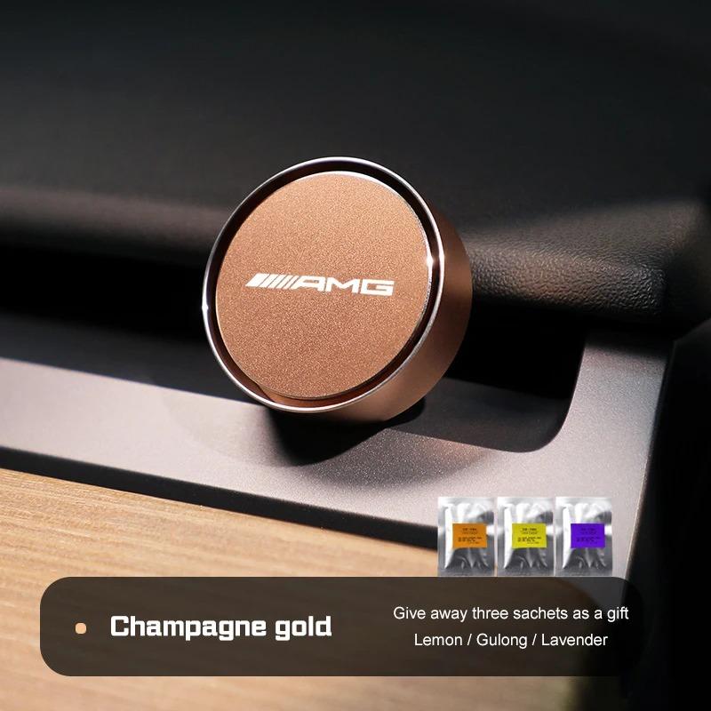 HGQ5 For Mercedes-Benz AMG A B C E S V A45 C43 CLA R-Class GLA GLB Car air outlet aromatherapy Air Freshener Solid Fragrance Diffuser