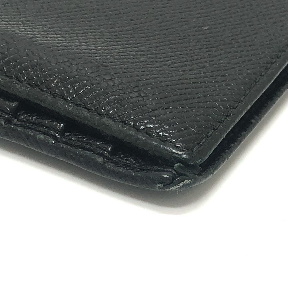 BVLGARI logo Short wallet, Wallet, Compact wallet Folded wallet  Black