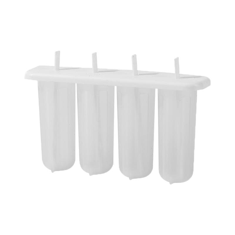 4 Cell Ice Cream Popsicle Mold Reusable Frozen Treat Kits Popsicle Maker DIY Ice Cream Sorbet Mold Home Kitchen Gadgets Tool