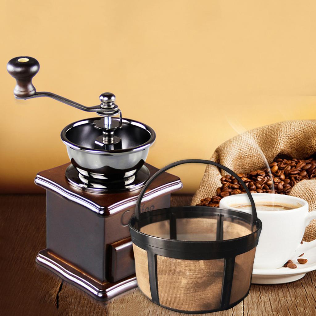 Easy Installation Coffee Machine Filter Basket Stainless Steel Mesh Replacement Part For 12 Cup Coffee Maker