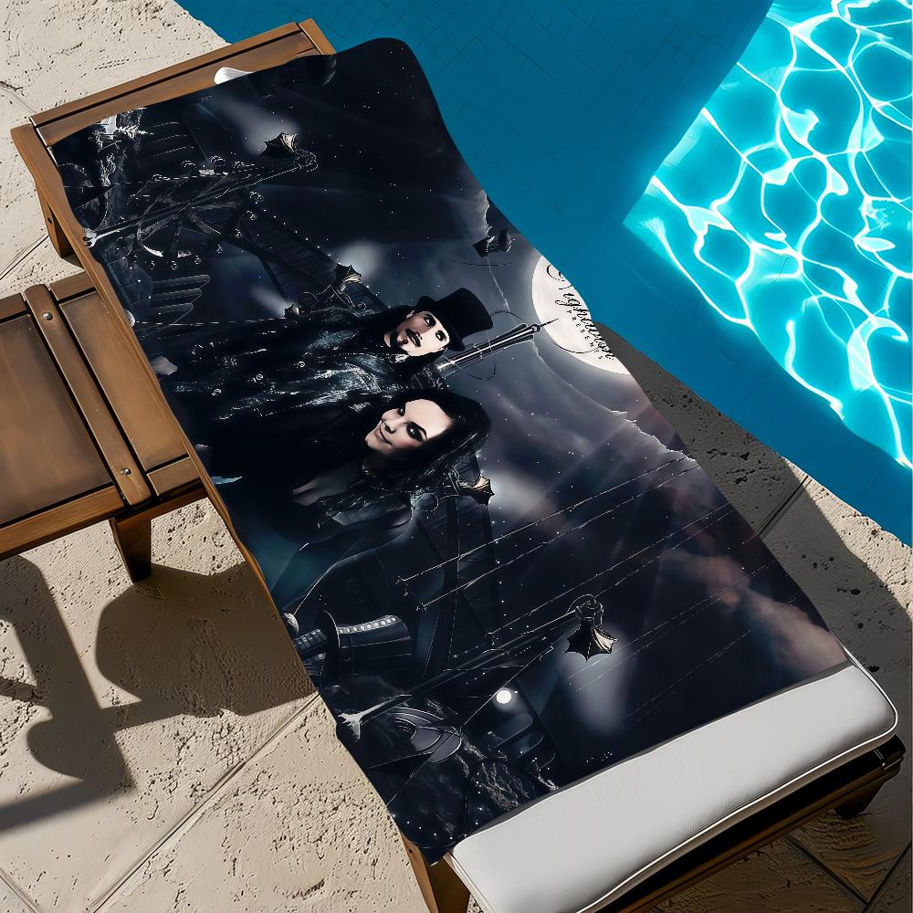 Towel Beach Bath Band Quick-Drying ALBUM Lightweight Nightwish Portable Sauna Camping Swim Pool Travel