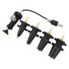 5PCS Cooling System Pressure Test Kit with Gauge Efficient High Accuracy Universal Fit for Automotive