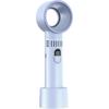 Bladeless Handheld Fan with Digital Display, Speed USB Rechargeable Cooling for Travel