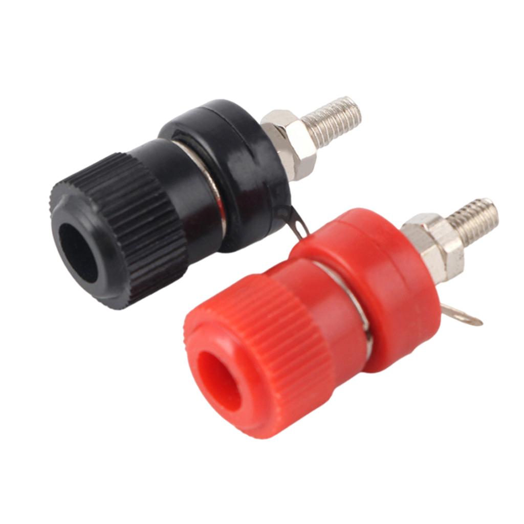 For Various Equipment 4mm Terminal Connector JS-999B Terminal Plug-in Resistance Screw Type Stable Performance