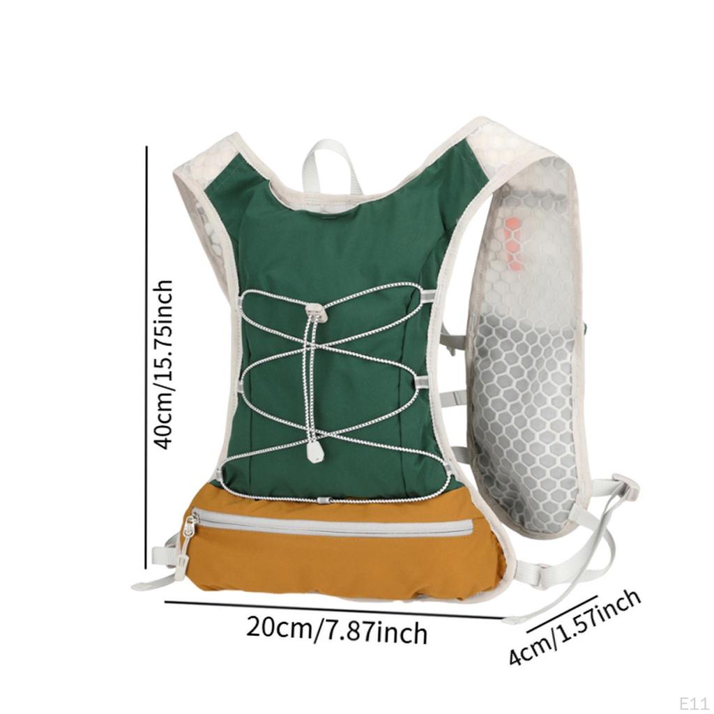 Hydratační batoh pro outdoorové sporty Muži Ženy Běžecká vesta Lehký Nosič vody Jogging