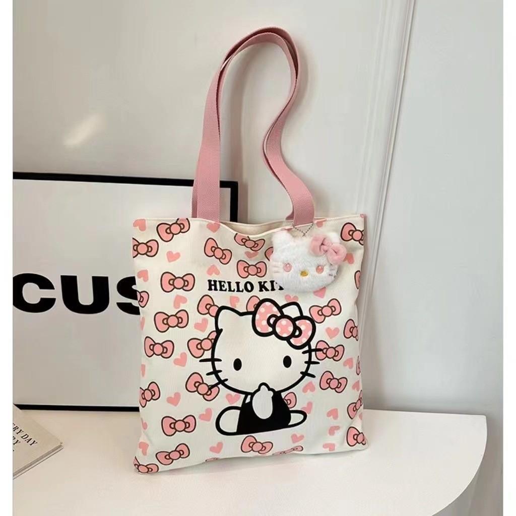 Canvas Tote Bag For Students With Large Capacity And Inner Card Pocket For Daily Use