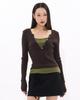 MOAA Double Layer Slim Knit (Brown)