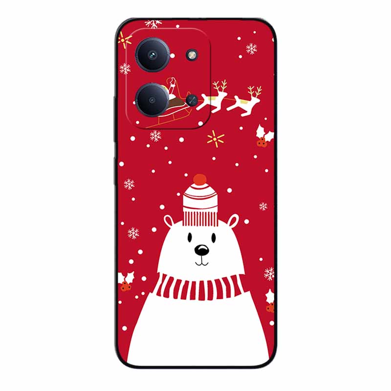 Christmas Phone Case For Redmi 15C 4G Global 171.5mm Case Black Silicone Bumper For Xiaomi Redmi15C 4G Cover 15C4G Cartoon Coque