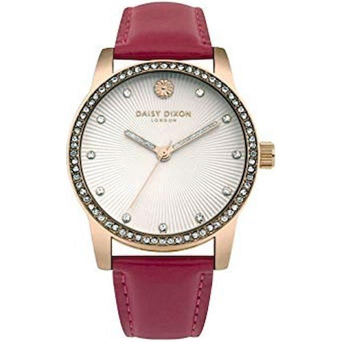 Montre-bracelet - Daisy Dixon - DD089PRG - Cuir Rouge - Analogue - Quartz