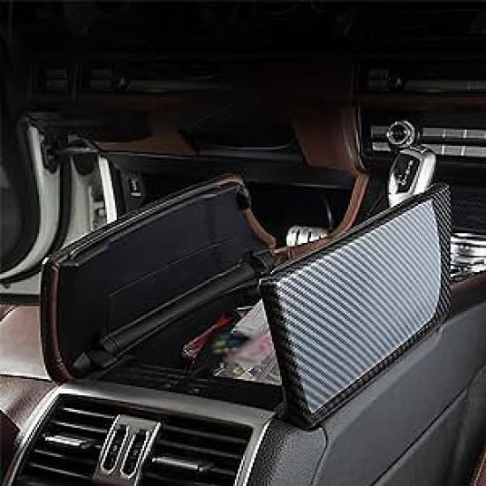 For BMW 5 Series F10 11-16 Carbon Fiber Color Armrest Box Console Box Cover Trim