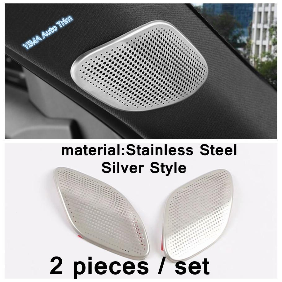 Interior Window A Pillar Post / Car Roof Stereo Loudspeaker Tweeter Cover Trim Accessories For Cadillac CT5 CT5-V  -