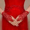 Temperament Short Wrist Lace Appliques Bridal Gloves Fingerless Bridal Glove Wedding Accessories for Bride