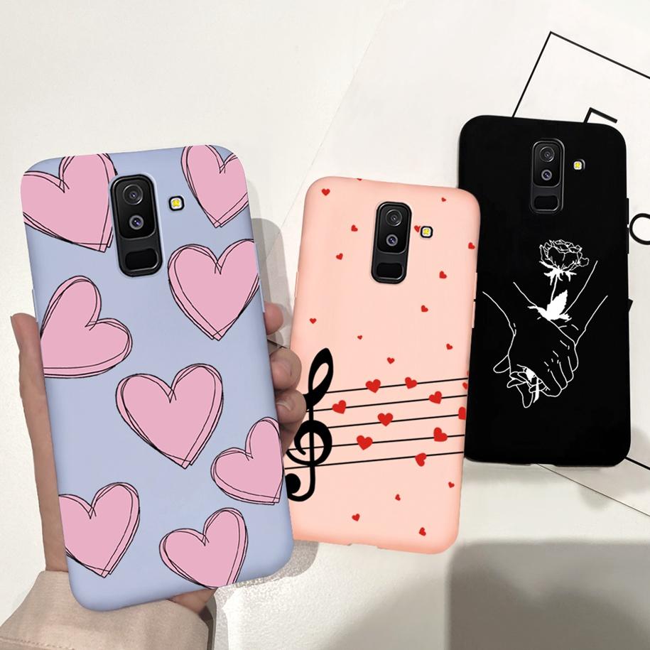 For Samsung A6 Plus 2018 Case Original Butterfly Silicone Funda Soft Protective Cover For Samsung Galaxy A6 2018 A6+ A6Plus Capa
