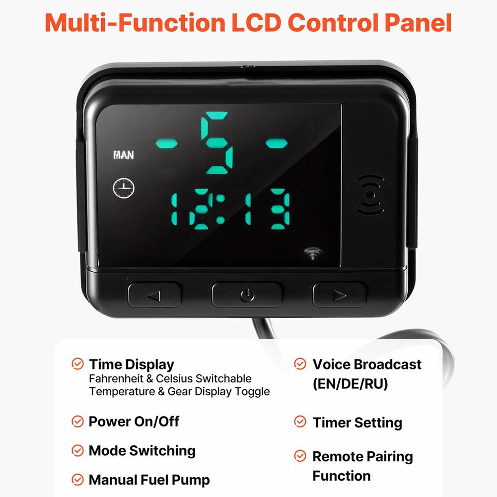 Car Diesel Air Heater Controller DC5V Parking Heaters Controllers With LCD Auto Heater Parts Accessories