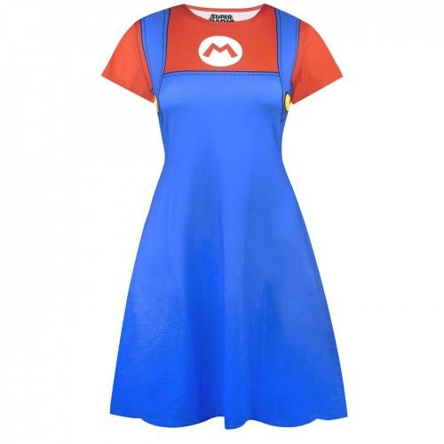 Super Mario Womens/Ladies Costume Dress