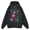 Anime Mob Psycho 100 Kageyama Shigeo Ekubo Grafisk Huvtröja Män Kvinnor Tvättade Huvtröjor Harajuku Unisex Bomull Sweatshirt Toppar