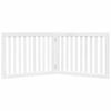 Vidaxl Foldable Pet Safety Gate, 2 Panels, White, 160Cm