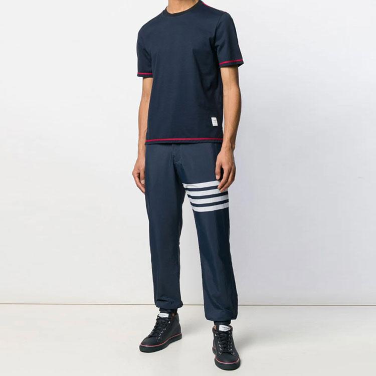 THOM BROWNE T-Shirts Men's Crew Neck Moderate MJS110A-01454-415