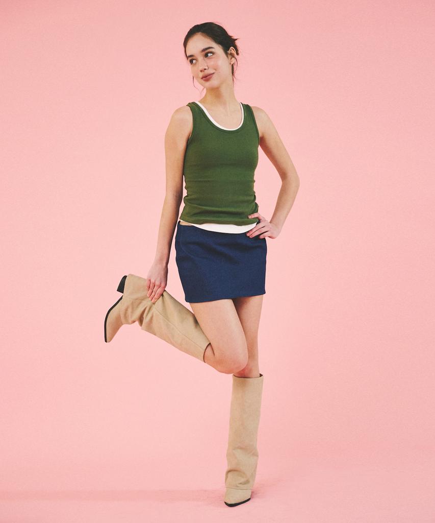 Eialyu Fit Rib Sleeveless