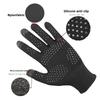 Vår og høst Tynne Utendørs Sport Sykling Håndflate Silikon Sklisikker Tre-finger Berøringsskjerm Pustende Nylonhansker