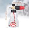 BEAR FORCE Pressure Washer Foam Cannon Snow Foam Lance with 1/4” Quick Connector, 360° Adjustable Thicker Snow Foam with 32 Oz Soap Car Wash