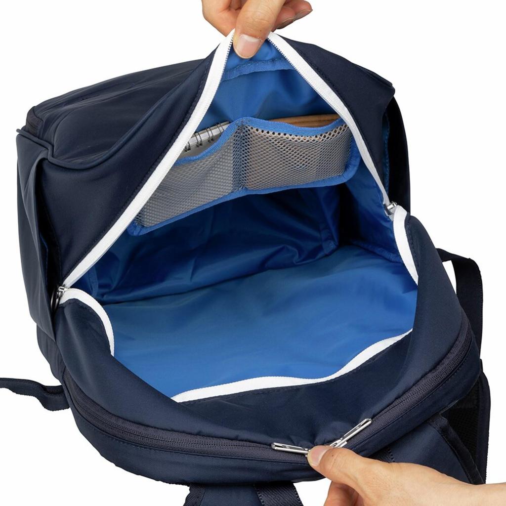 Mizuno Plecak sportowy na rakietę tenisową 63JDB007 Granatowy x Biały Tenis/Soft (STYL01b)