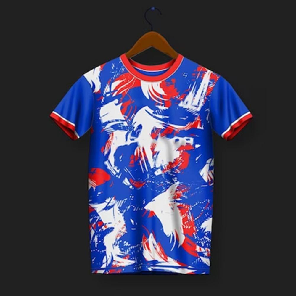 Kids T-shirt Street Graffiti Pattern Print Short-sleeved Tops Tees Casual Girl T-shirt Boy Streetwear