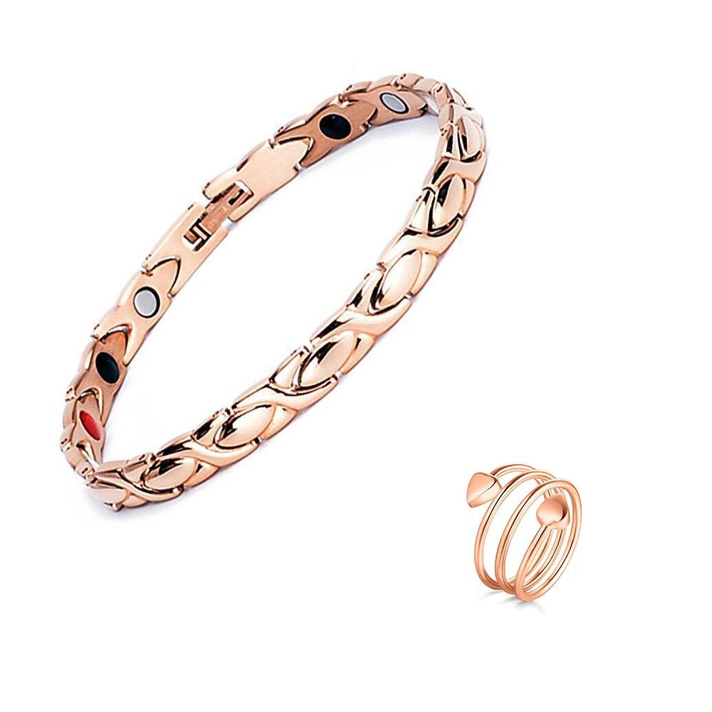 European & American Fashion Retro Magnetic Therapy Fish Bracelet - Detachable Couples Design